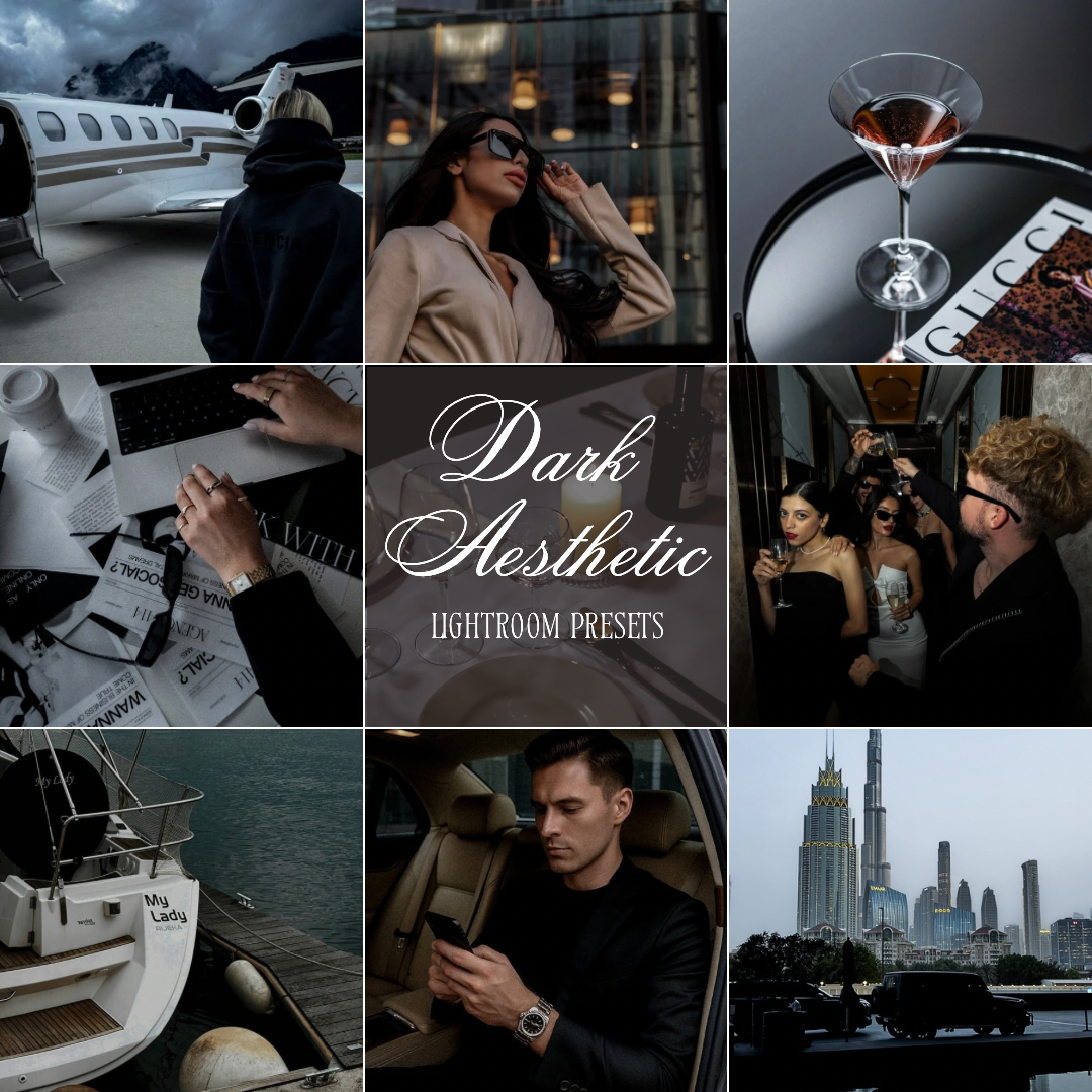 Dark Aesthetic Presets 🖤